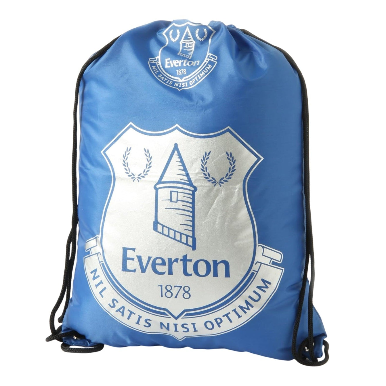 everton fc foil gym drawstring bag